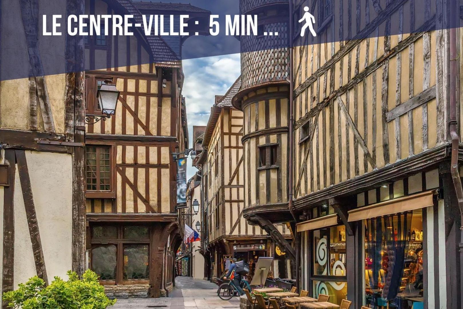 La Coccinelle - Appartement Proche Centre-Ville - Cosy - Mon Groom ทรัวส์ ภายนอก รูปภาพ